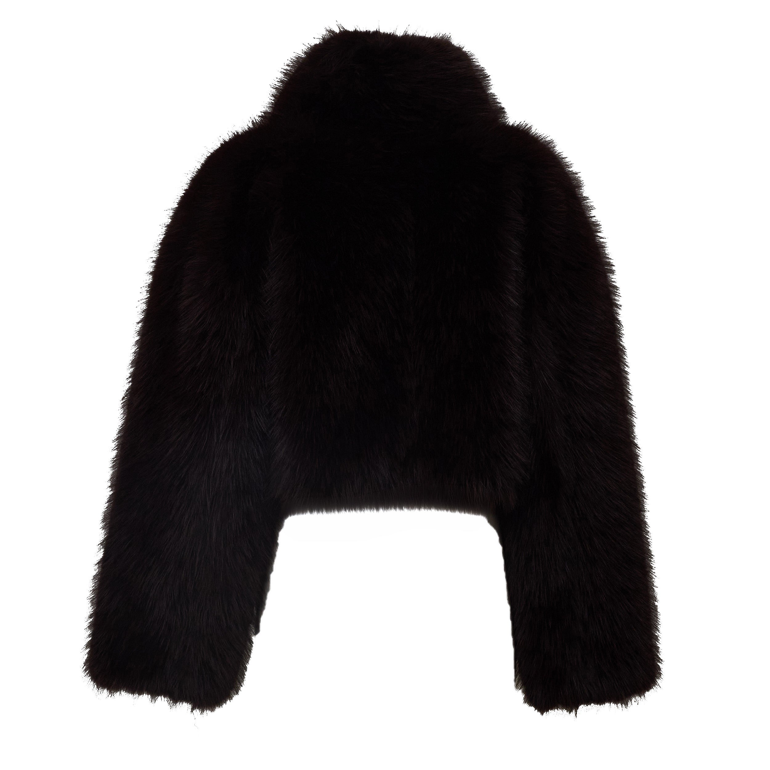 Salia Faux Fur Cropped Jacket Molé