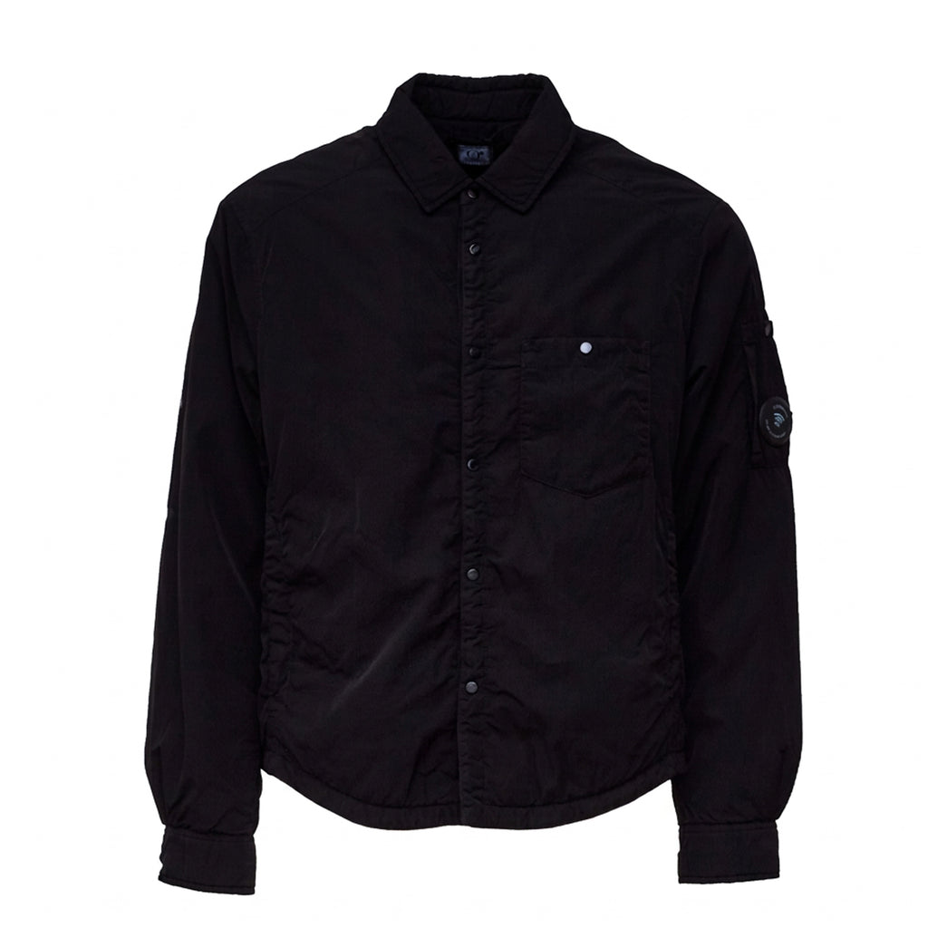 Chrome-R Padded Button Overshirt