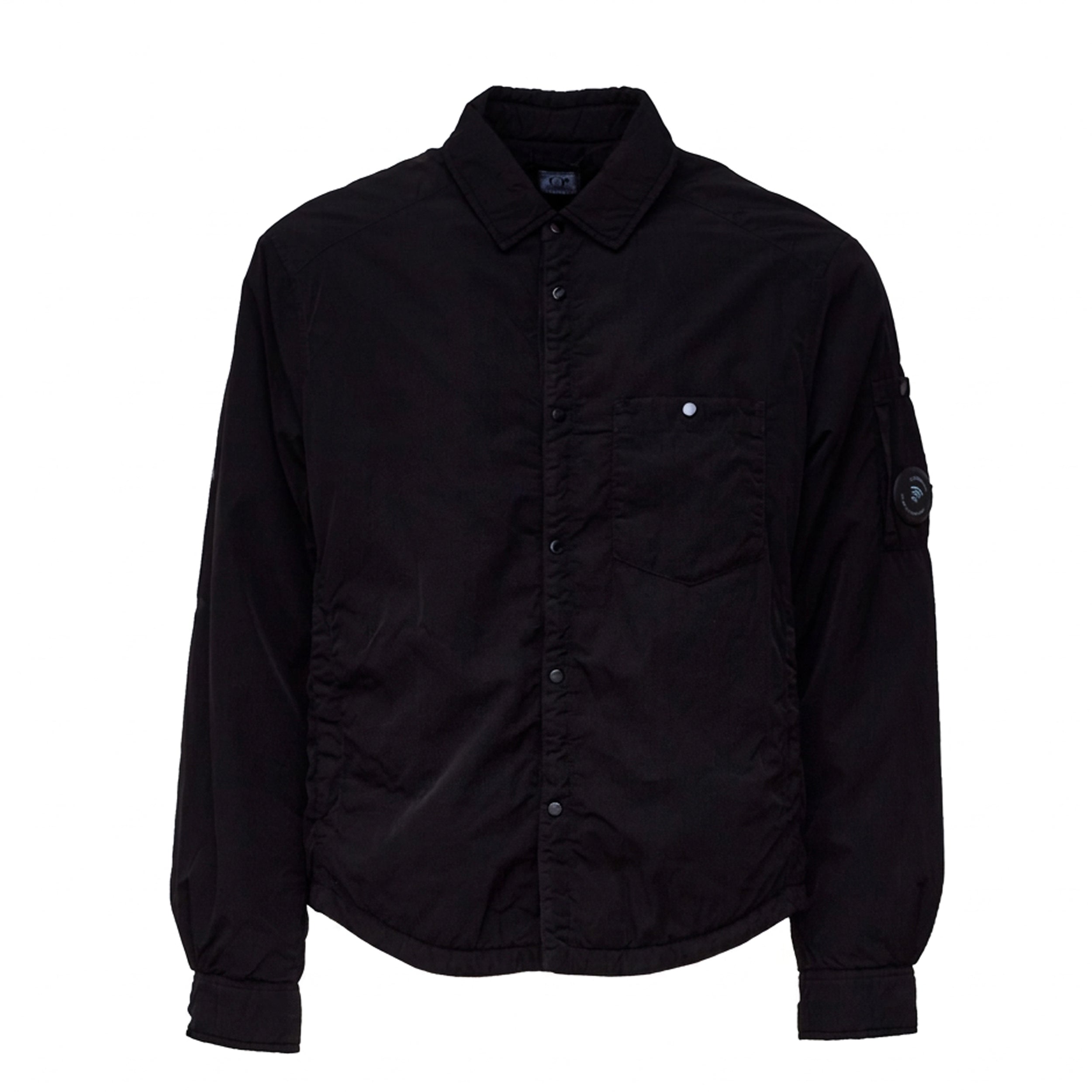 Chrome-R Padded Button Overshirt