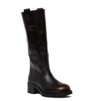 Sajan Vintage Effect Brown Leather Boots