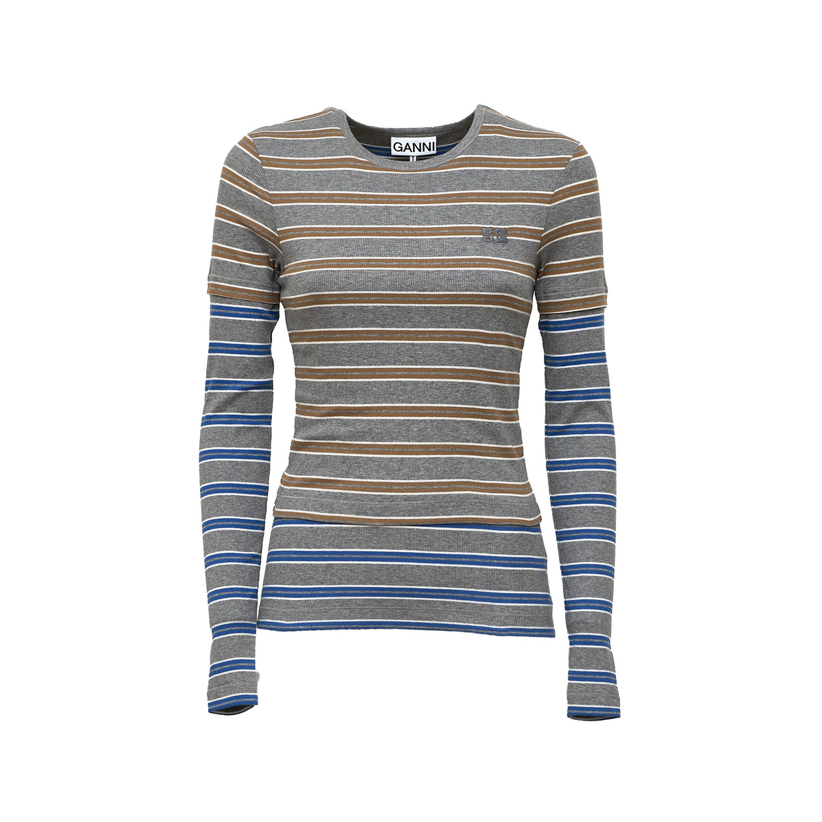 Soft Cotton Rib Long Sleeve Double Layer