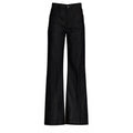 Jeans Amber Cinque Tasche Wide Leg In Denim Seta 7 Oz