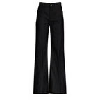 Jeans Amber Cinque Tasche Wide Leg In Denim Seta 7 Oz