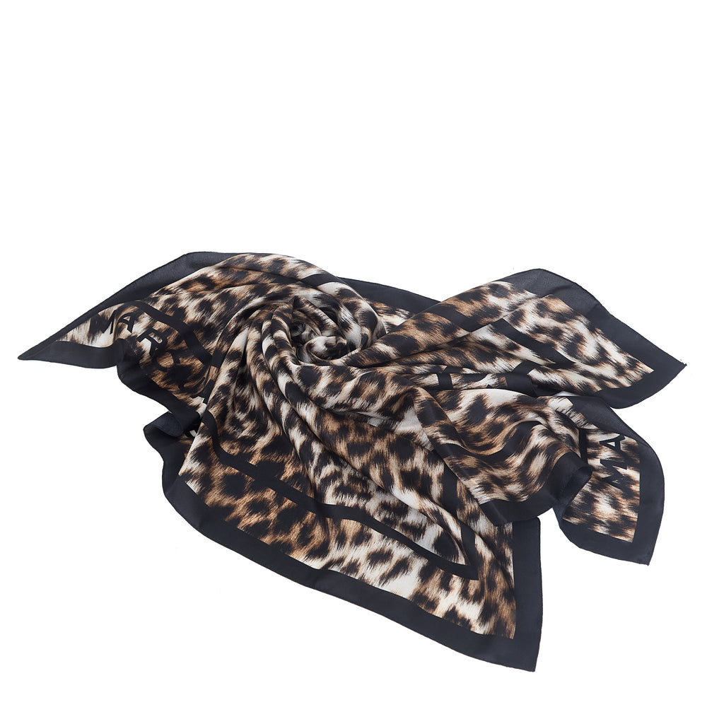 The Leopard Silk Scarf