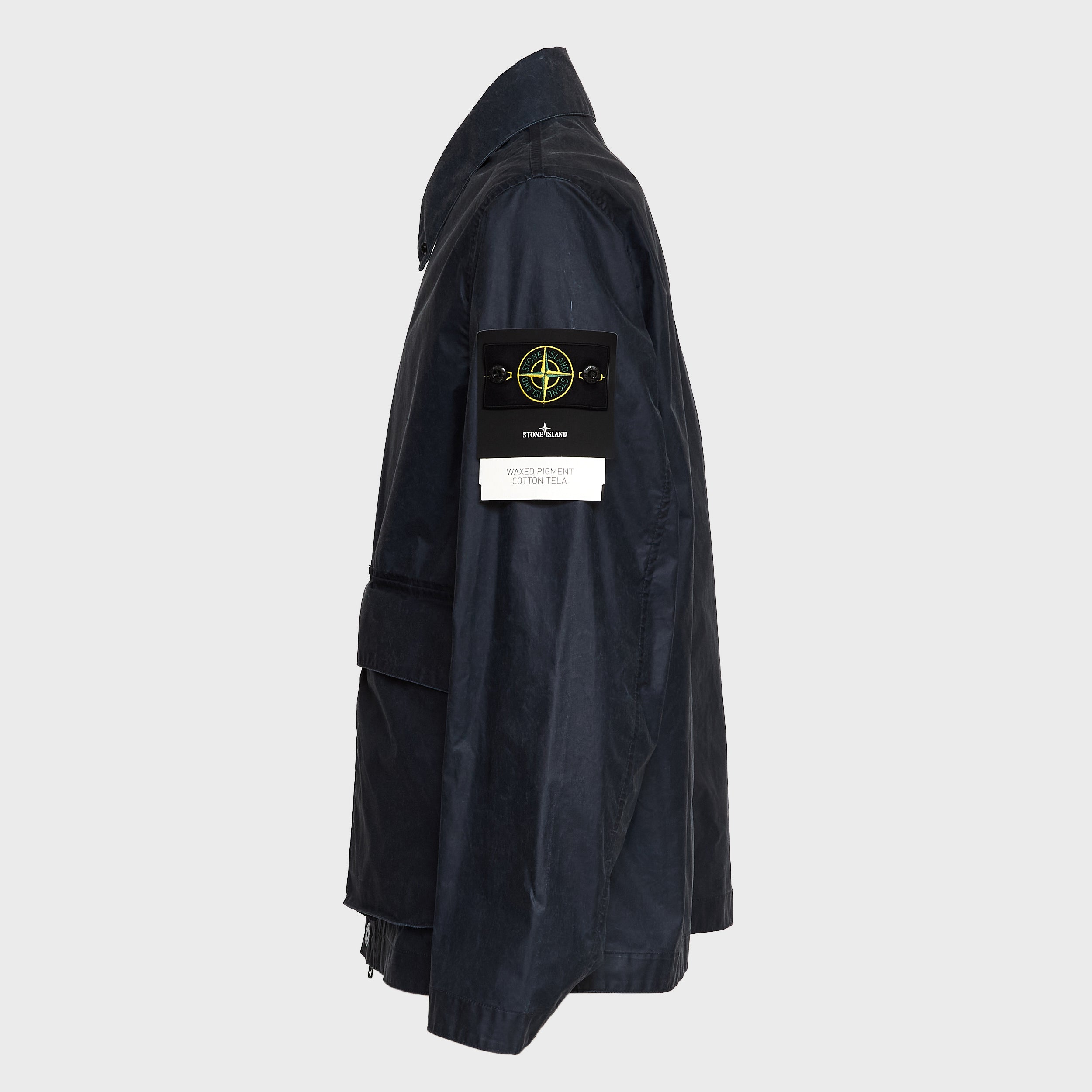 Waxed Pigment Cotton Tela Jacket