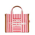 The Medium Tote Stripe Canvas
