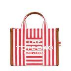 The Medium Tote Stripe Canvas