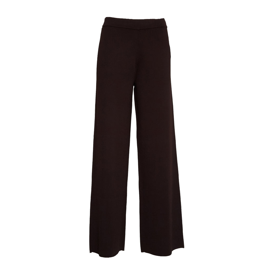 Pantaloni Roma In Tessuto Di Maglia