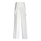 Pantaloni Tecla Wide Leg In Lino Lyocell