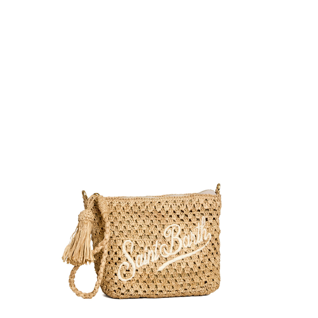 Pochette Raffia Wave