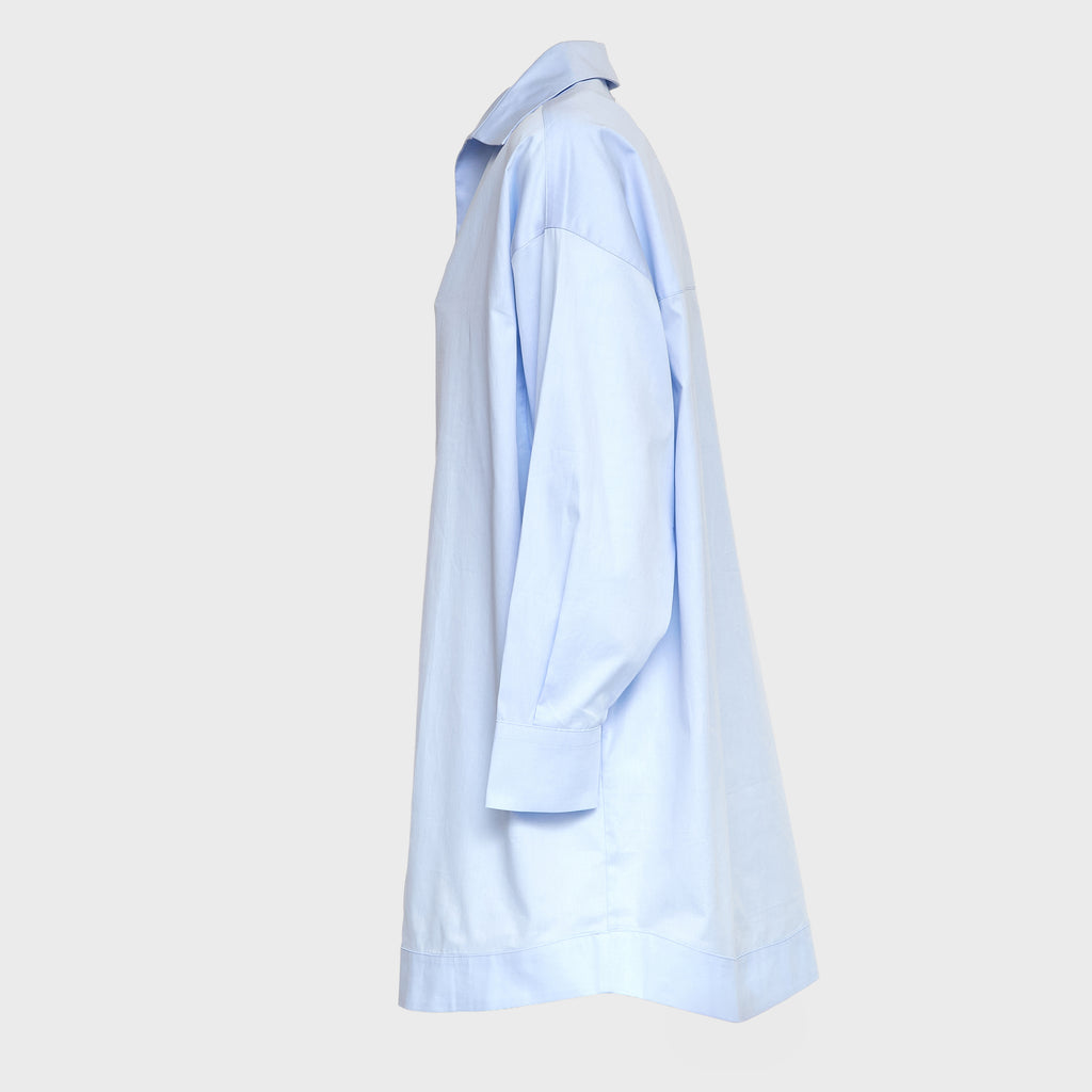 Abito In Gabardina Tinto Filo
