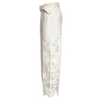 Boho Beauty Richielieu White Pants