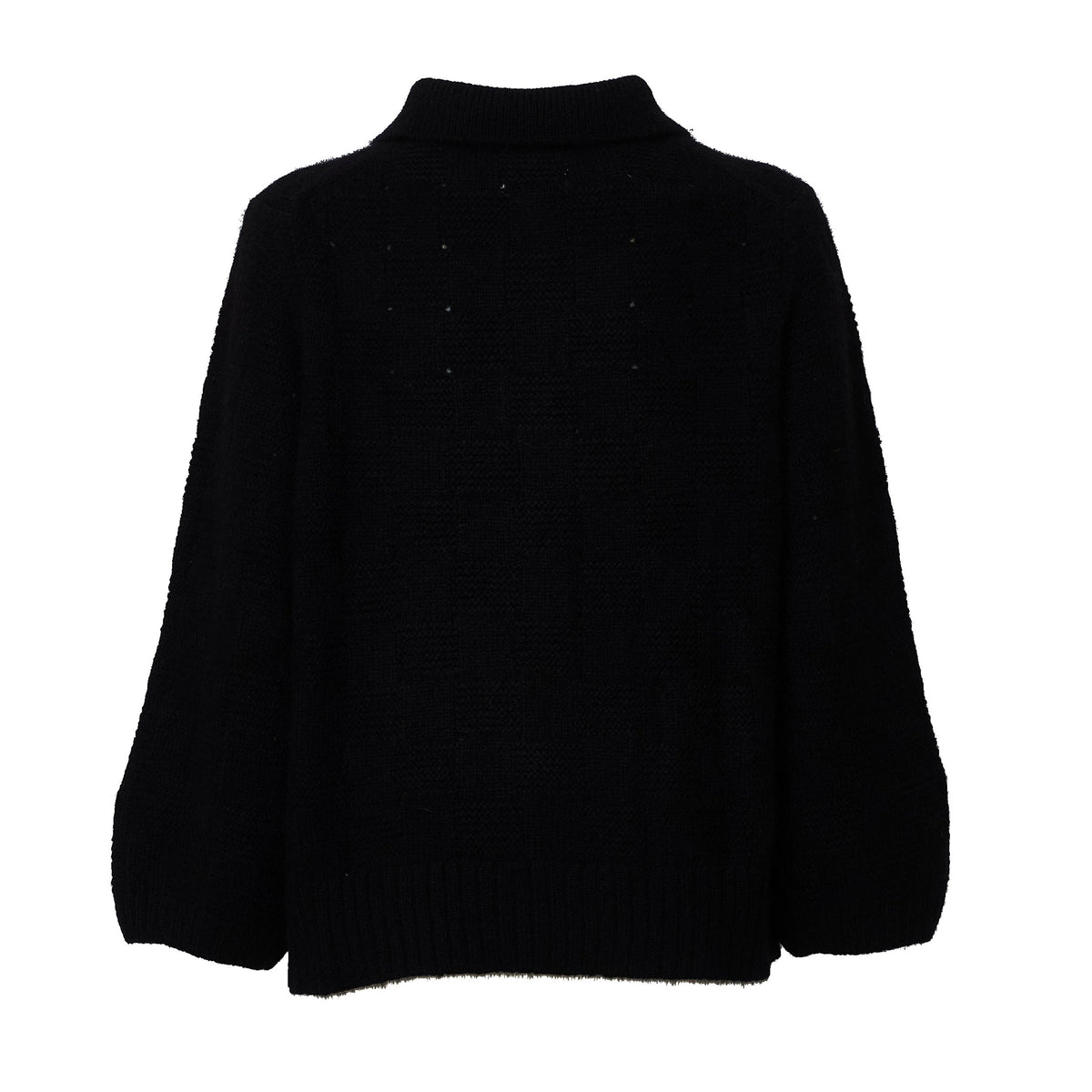 Maglia Cardigan Con Colletto