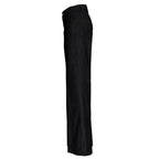 Jeans Amber Cinque Tasche Wide Leg In Denim Seta 7 Oz