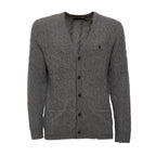 Cable-Knit Cardigan In Wool, Cashmere
