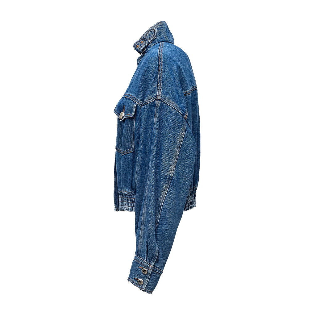 Giacca Bussola In Denim