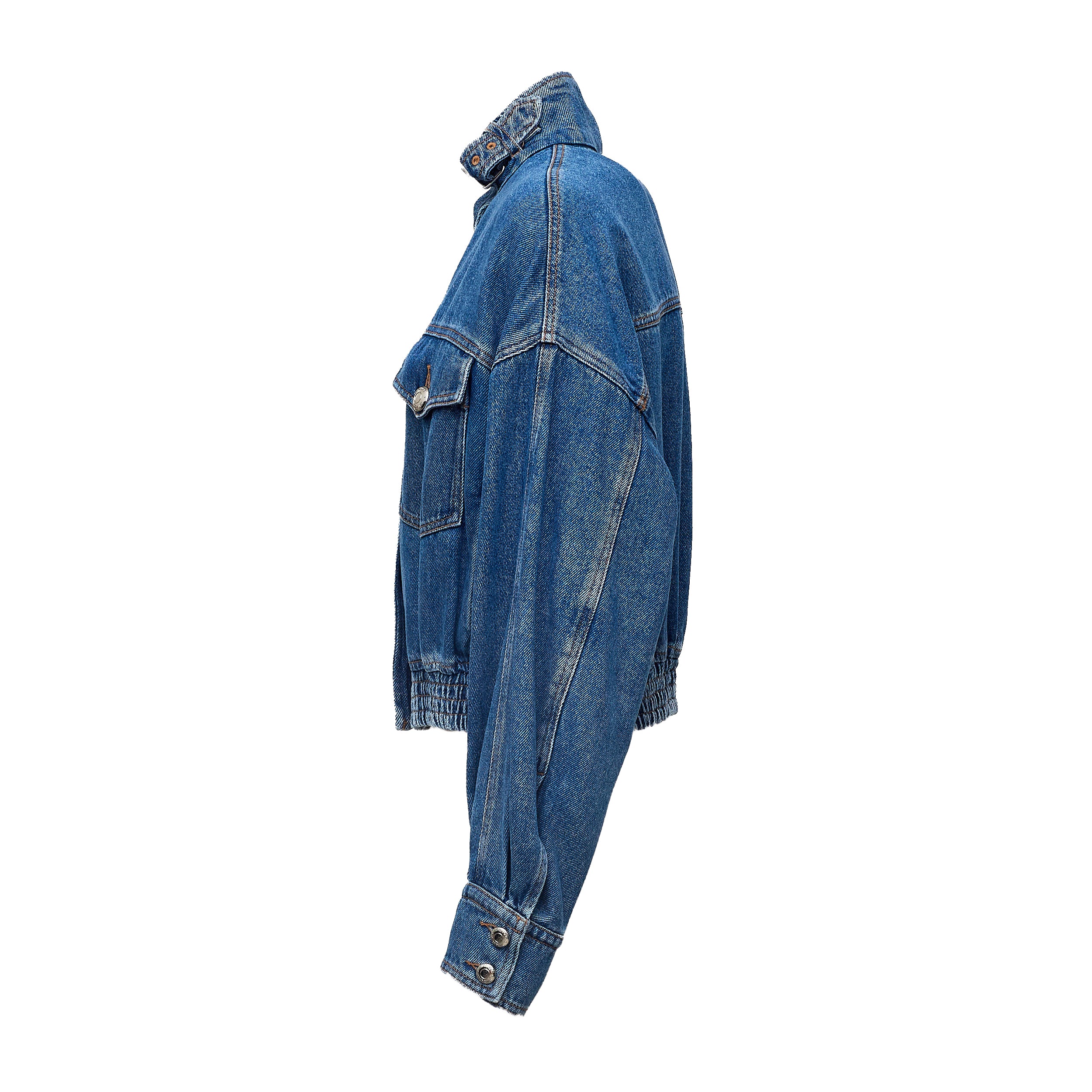 Giacca Bussola In Denim