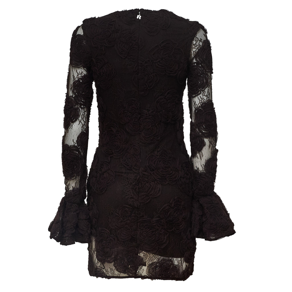 Rositana 3D Flower LS Mini Dress