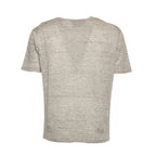T-Shirt In Misto Lino