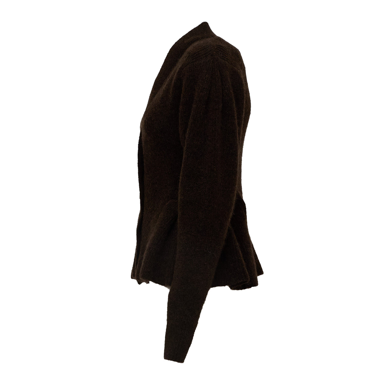 Pivot Knit Peplum Cardigan