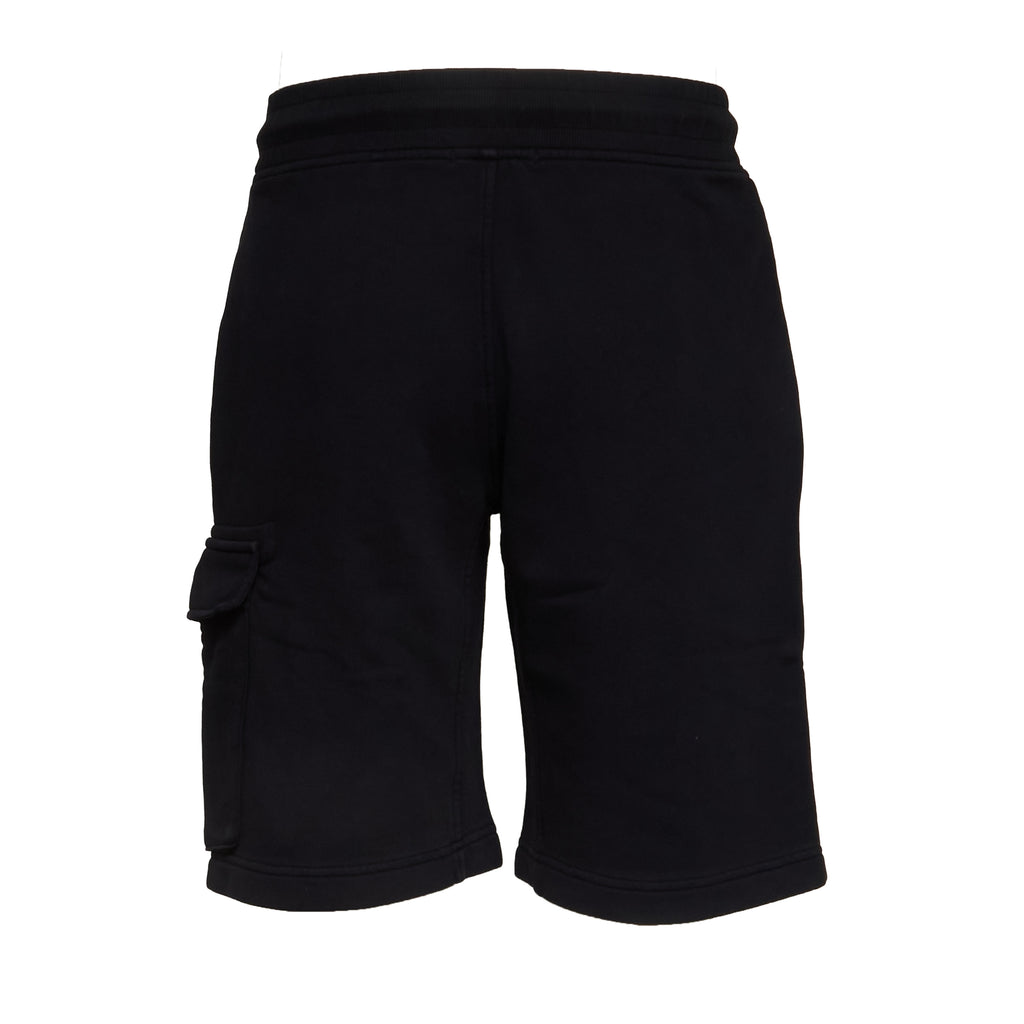 Cotton Diagonal Fleece Cargo Sweatshorts