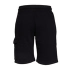 Cotton Diagonal Fleece Cargo Sweatshorts