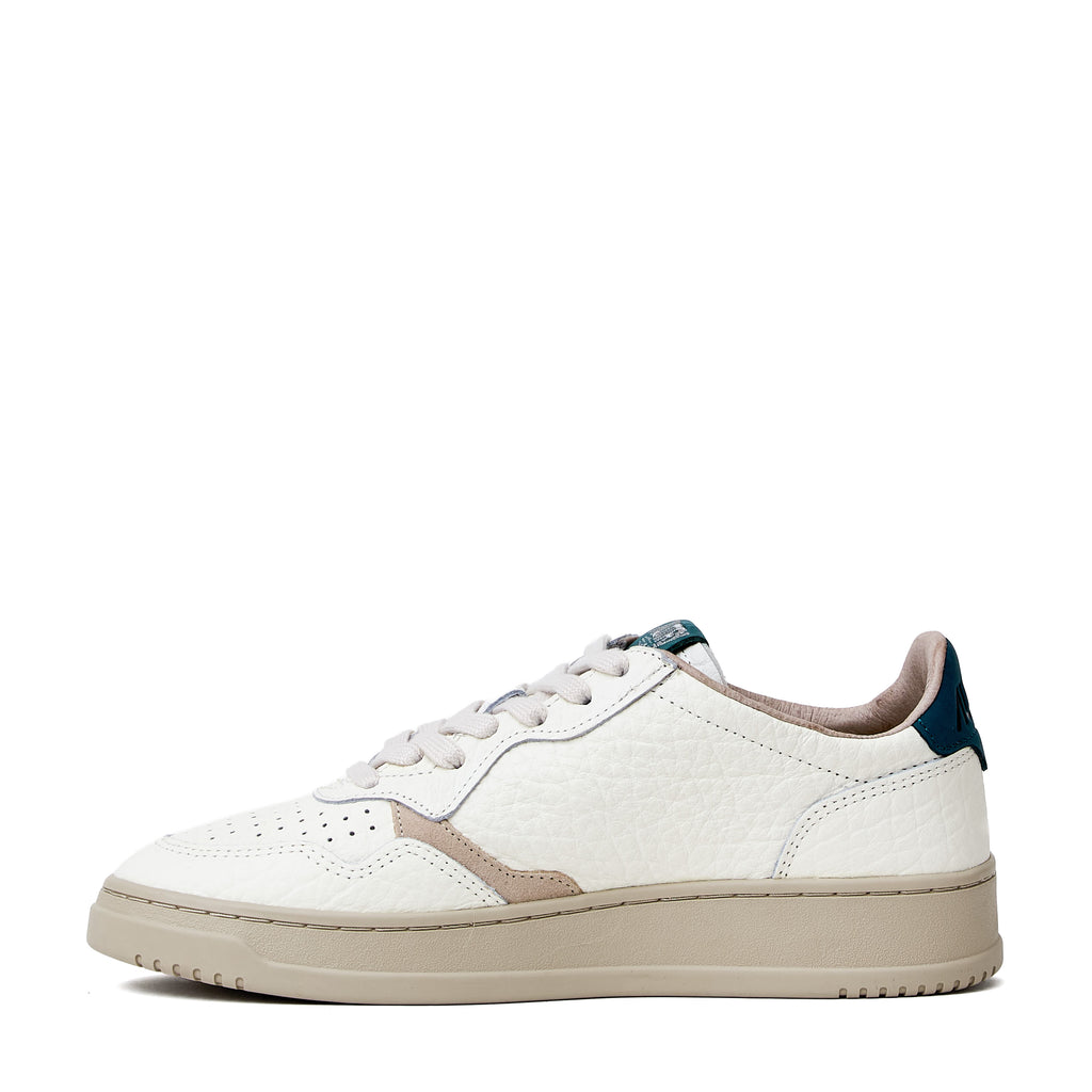Sneakers Medalist Low In Pelle Nabuk Elephant Dark Sea, Feather Gray
