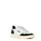 Sneakers Medalist Low In Pelle Soft, Suede Bianco, Mogano