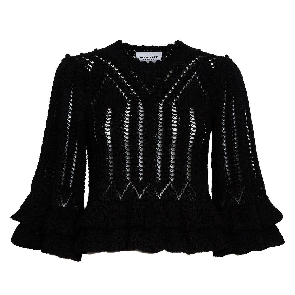 Norma Frilly Cotton Pullover