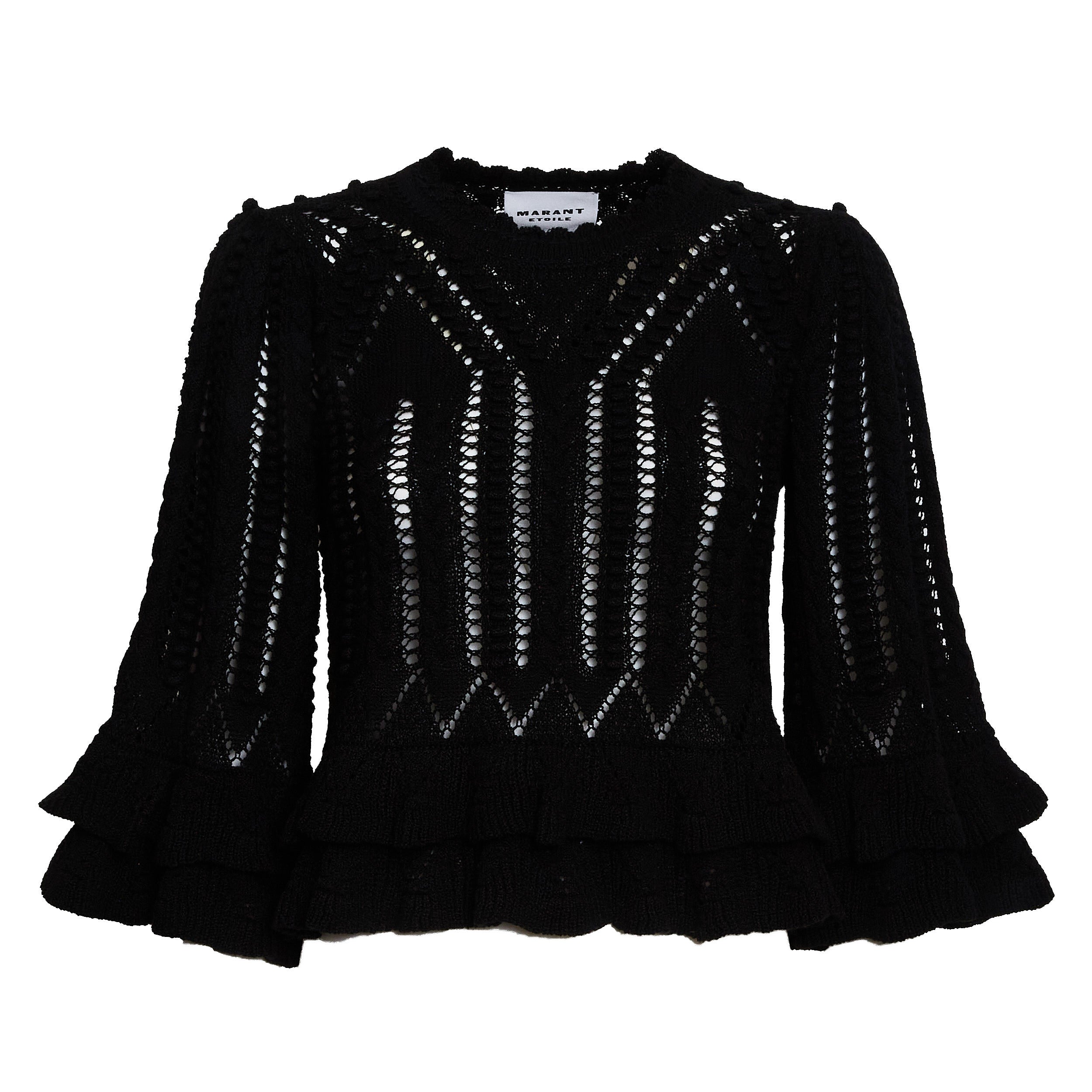 Norma Frilly Cotton Pullover