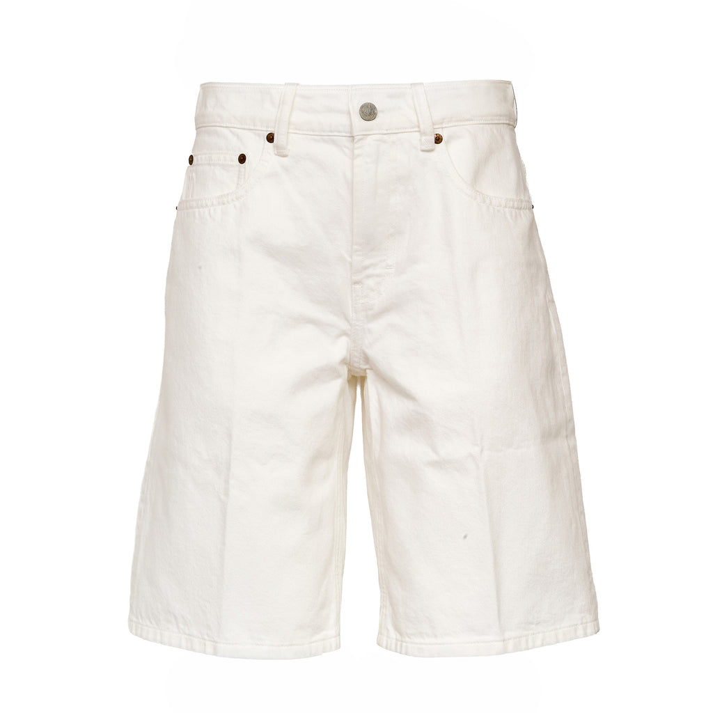 Bermuda In Denim Rigido