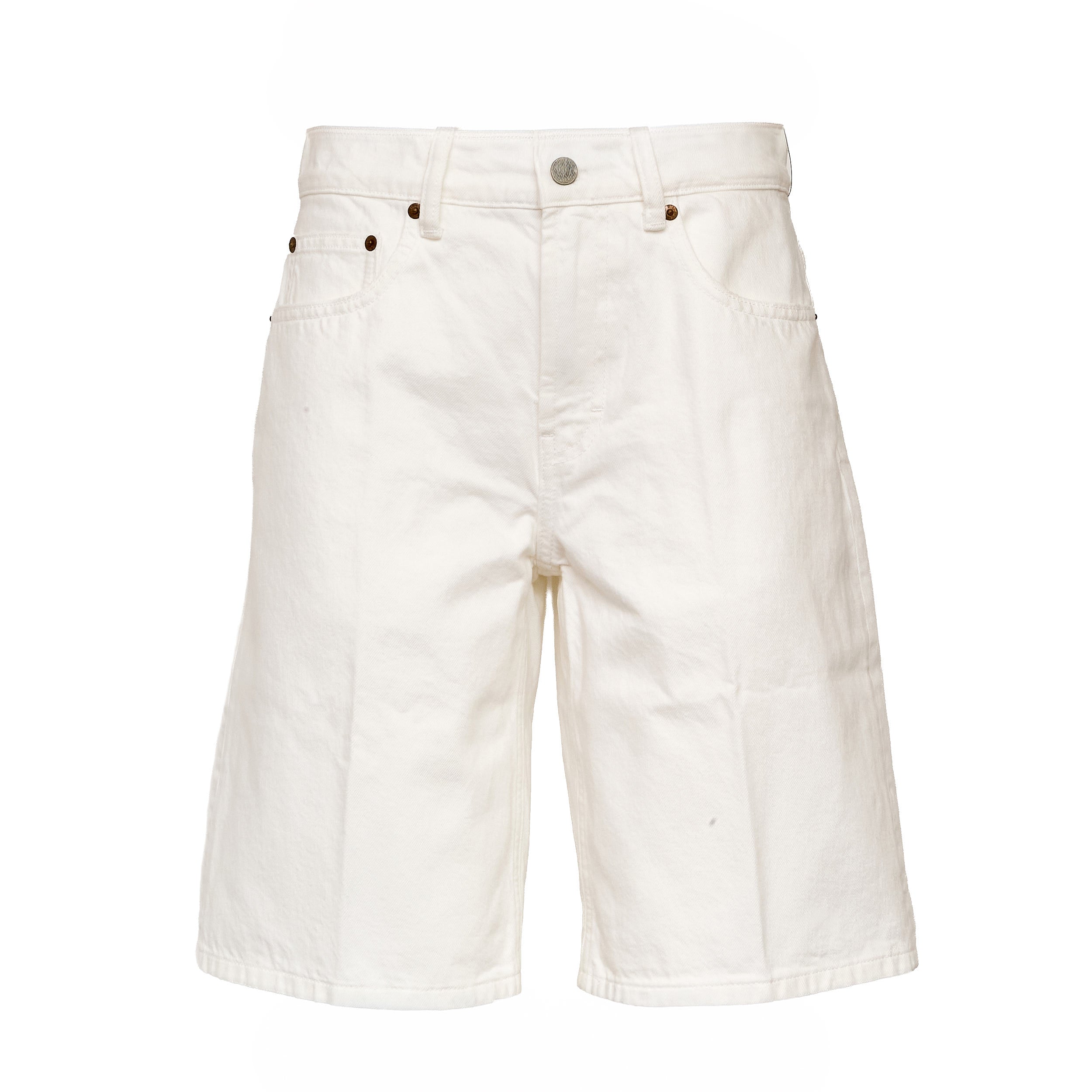 Bermuda In Denim Rigido