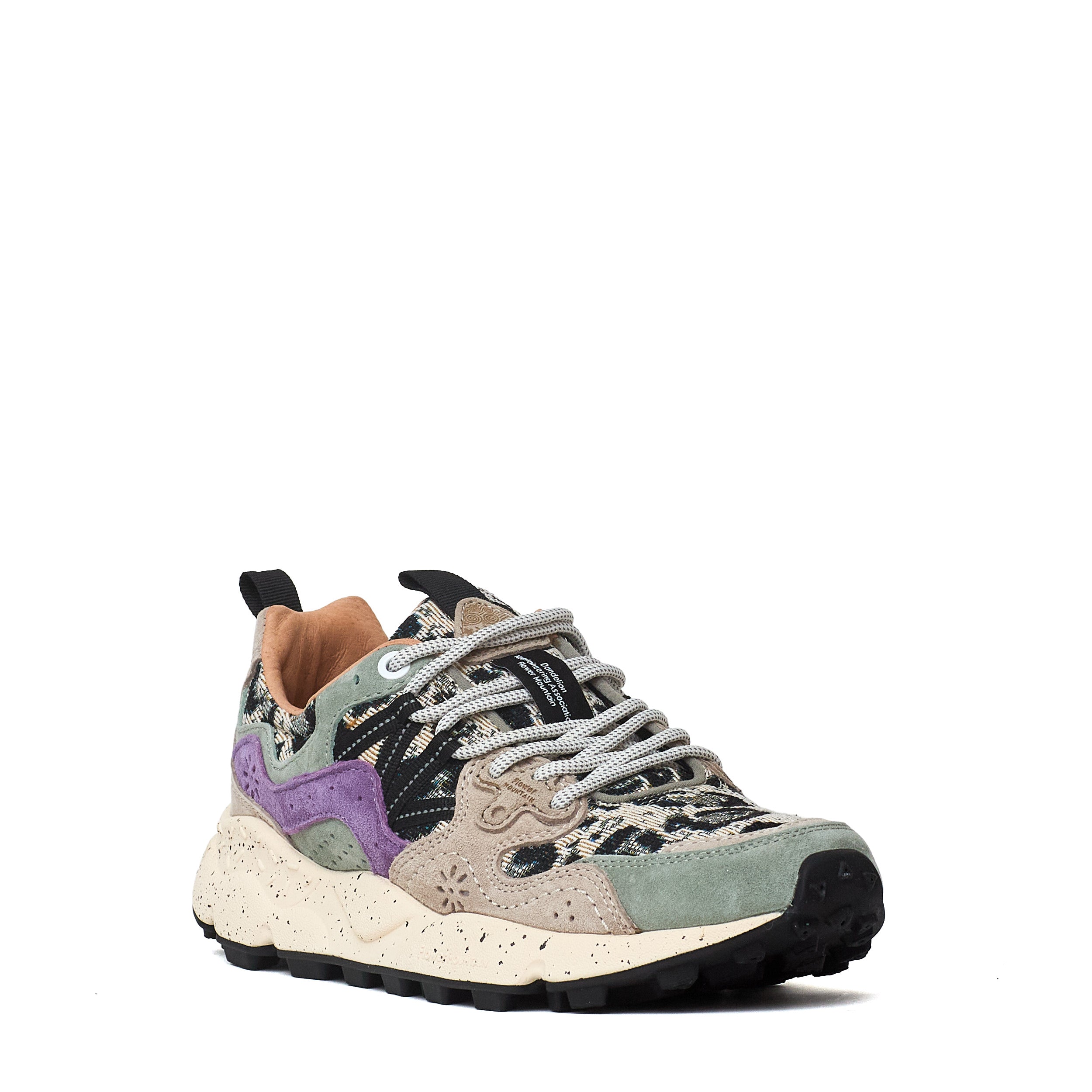 Sneakers Yamano 3 Woman Suede, Fabric Checked