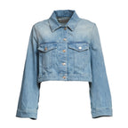 Giubbino Regular In Denim Stretch Blu 11 Oz
