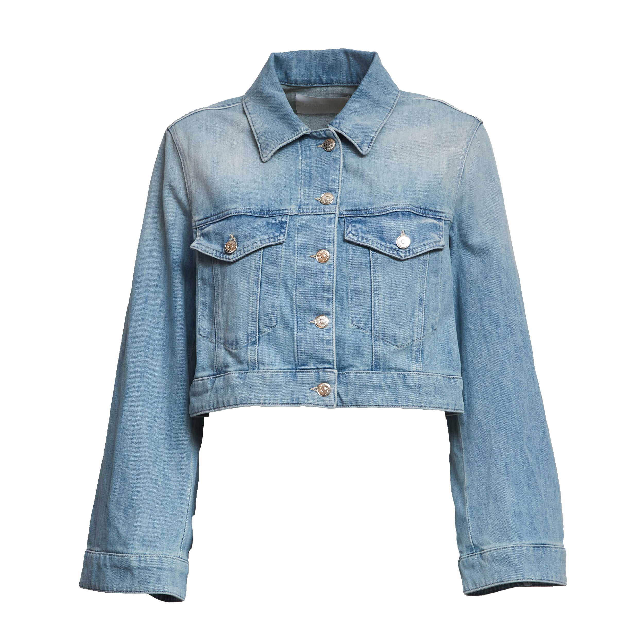 Giubbino Regular In Denim Stretch Blu 11 Oz