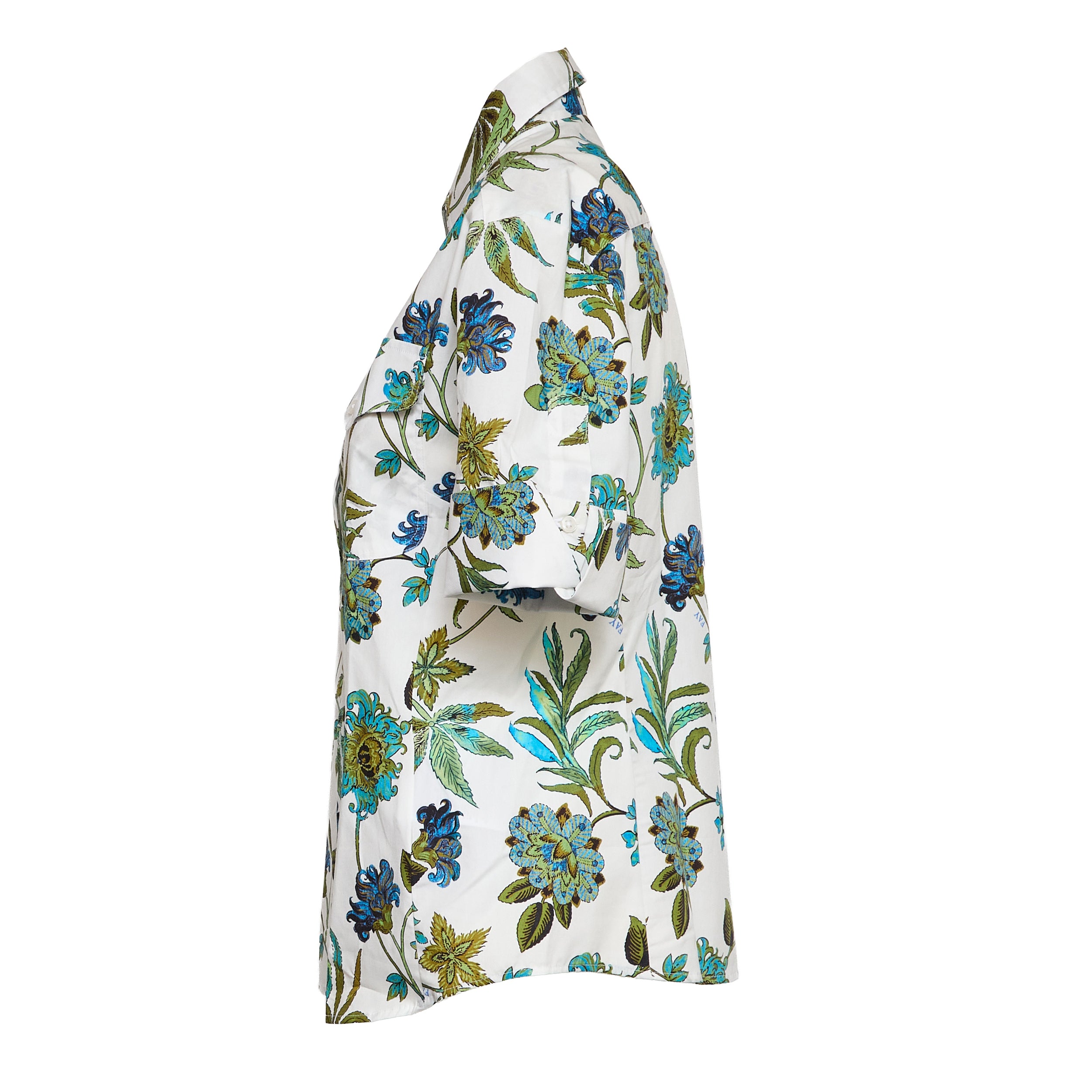 Camicia In Popeline Con Stampa Fiori Fay