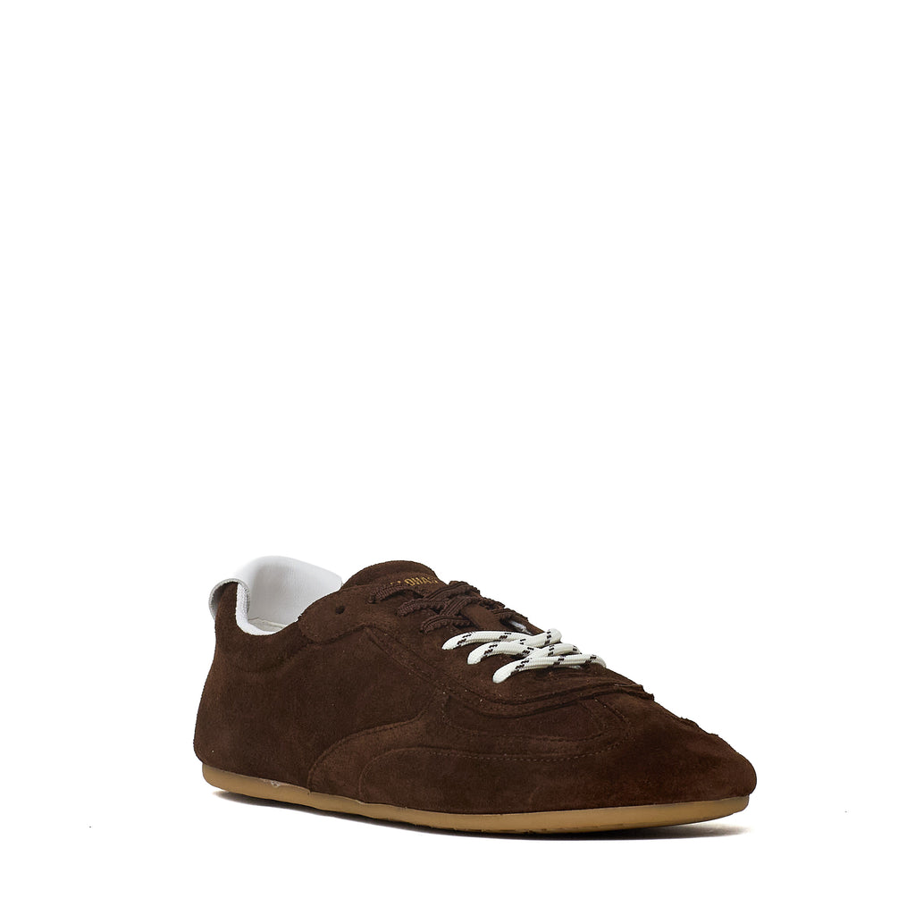 Tb.24 Suede Chocolate Brown Leather Sneakers