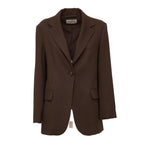Blazer Asta In Tela Pura Lana