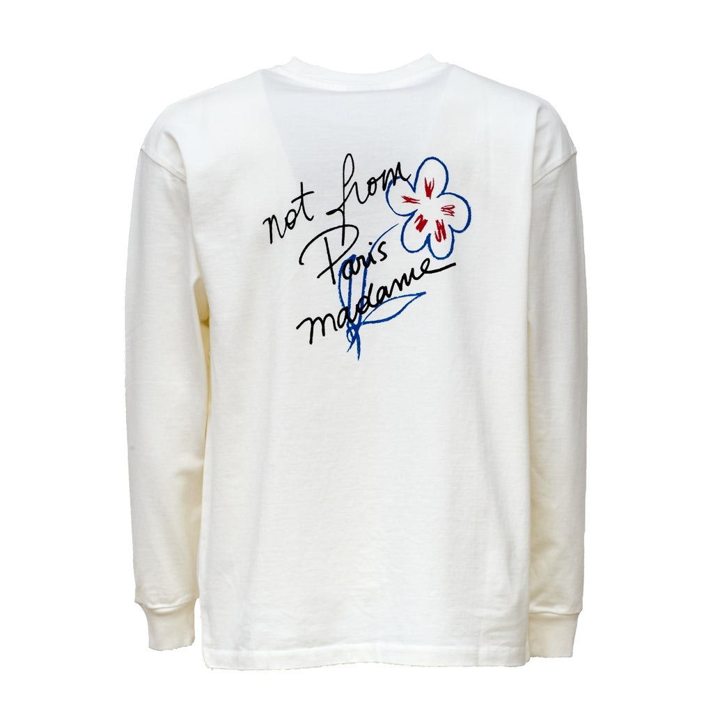 Esquisse Slogan Long Sleeve T-shirt