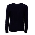Cable-Knit Crewneck Pullover In Wool, Cashmere