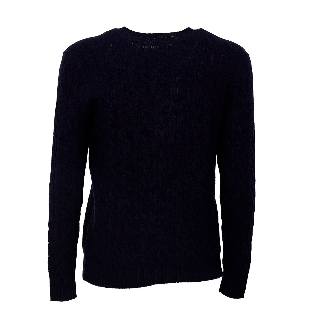 Cable-Knit Crewneck Pullover In Wool, Cashmere