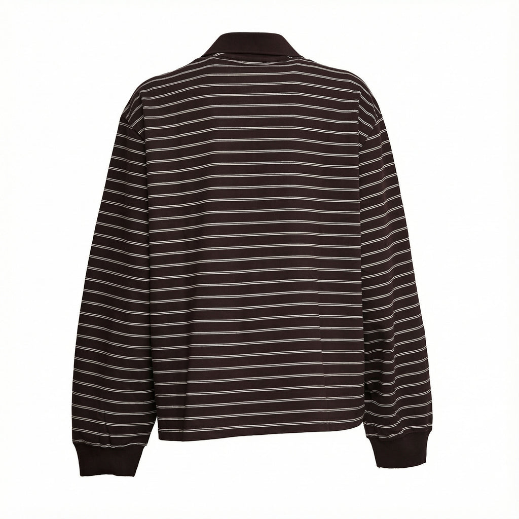 Plune Pique Long-Sleeve Polo