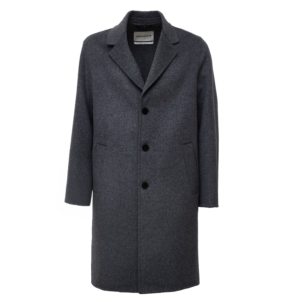 Cappotto Monopetto In Lana, Cashmere