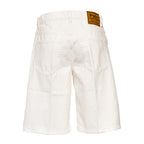 Bermuda In Denim Rigido