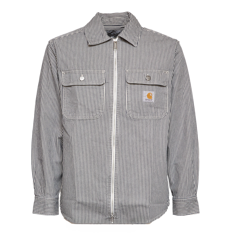 Mercer Shirt Jac Hickory Stripe