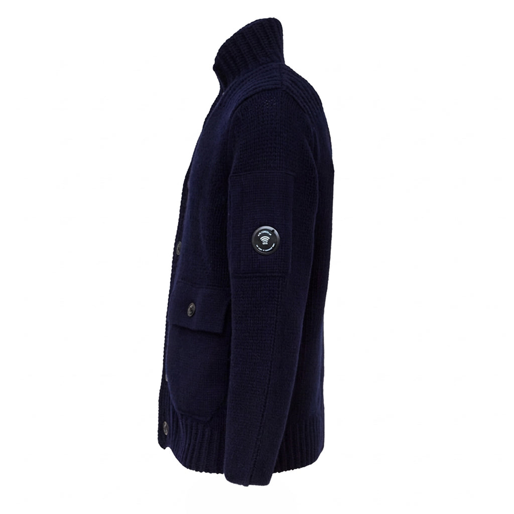 Lambswool Grs Button Lens Sweater
