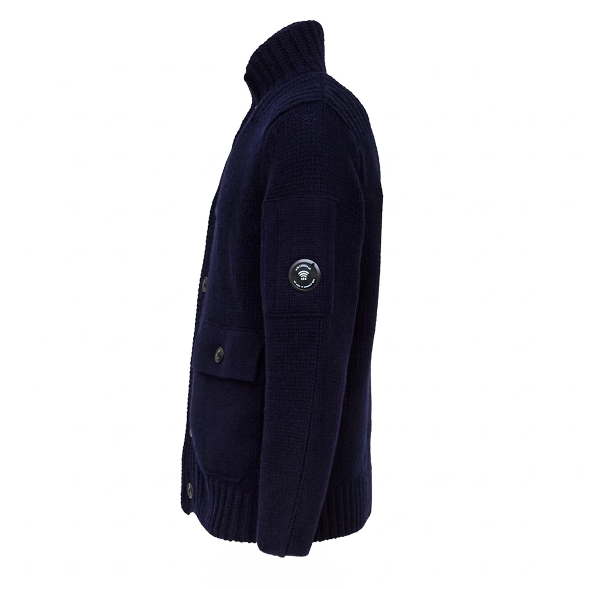 Lambswool Grs Button Lens Sweater