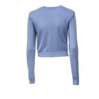 Blue Flower Knit Cardigan
