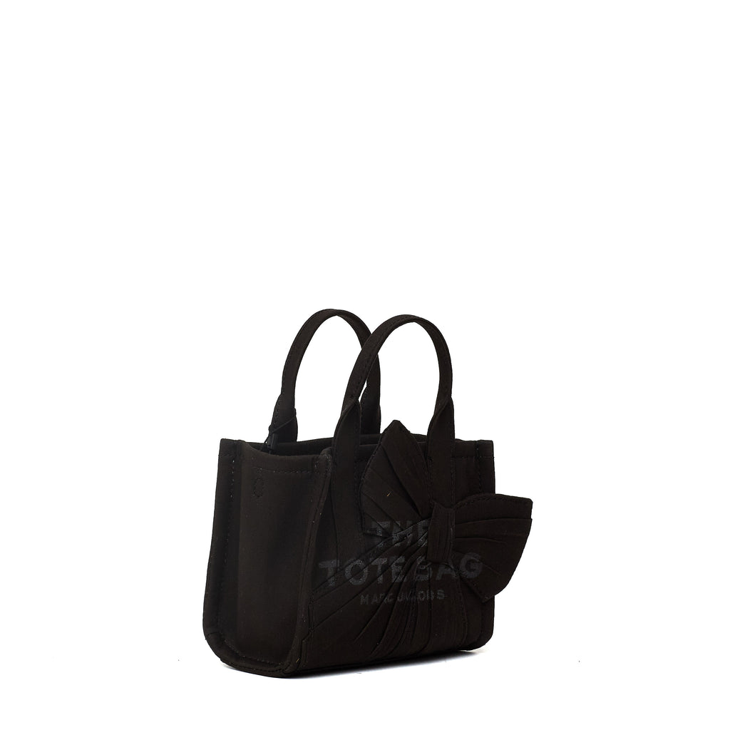 The Crossbody Tote Oversized Bow Canvas