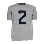 T-Shirt Americana Con Intarsio In Ciniglia